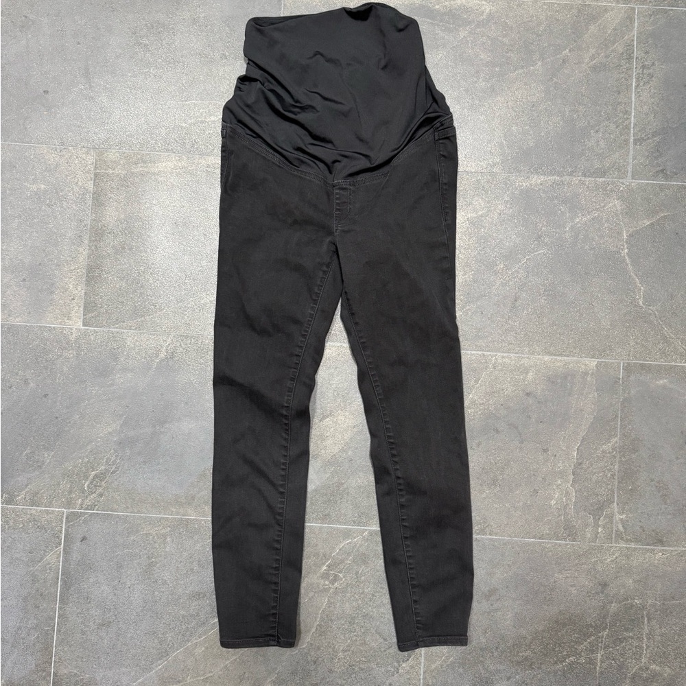 Madewell Black High-Waisted Maternity Jeans (Skinny), EUC